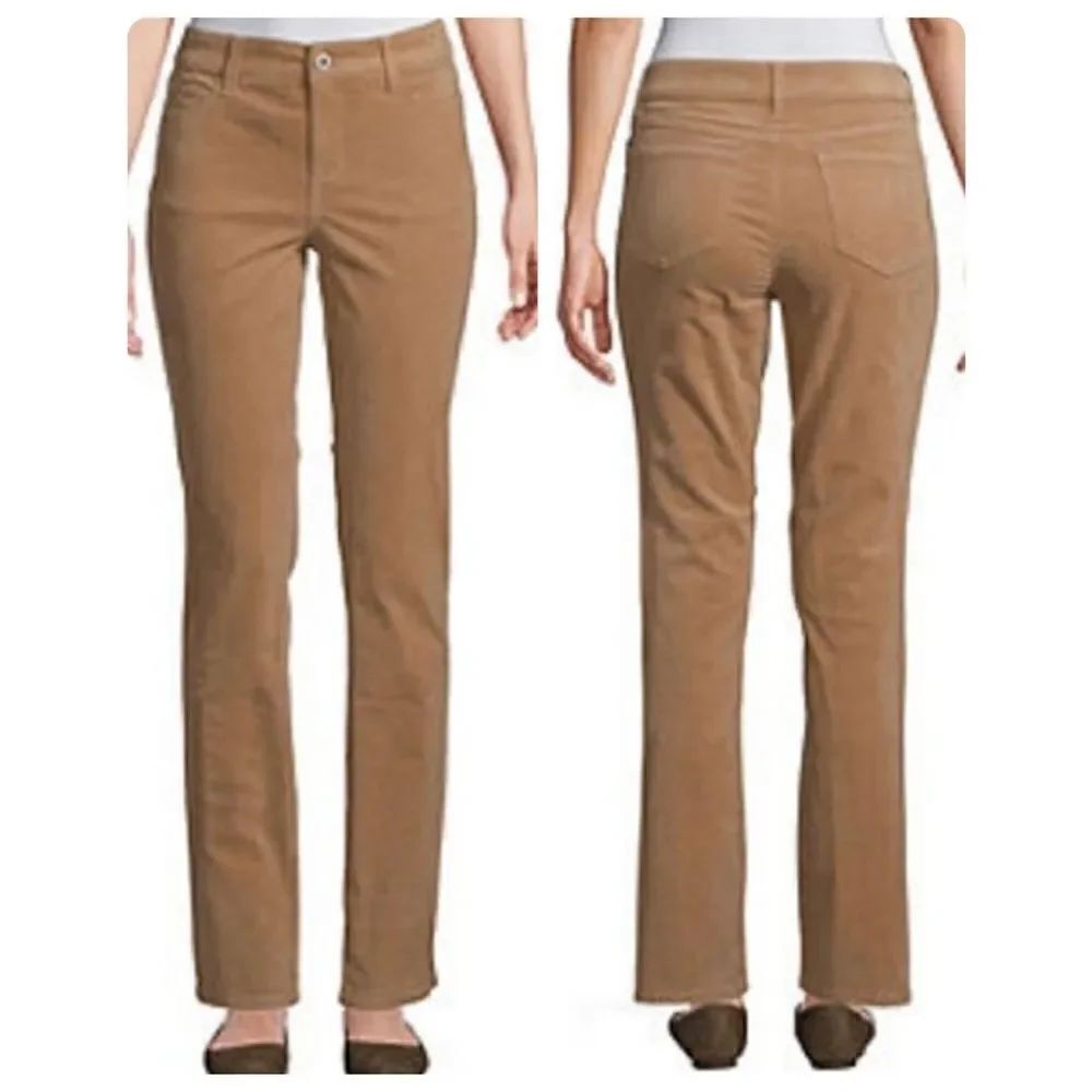 Straight Leg Corduroy Jeans 2P Camel